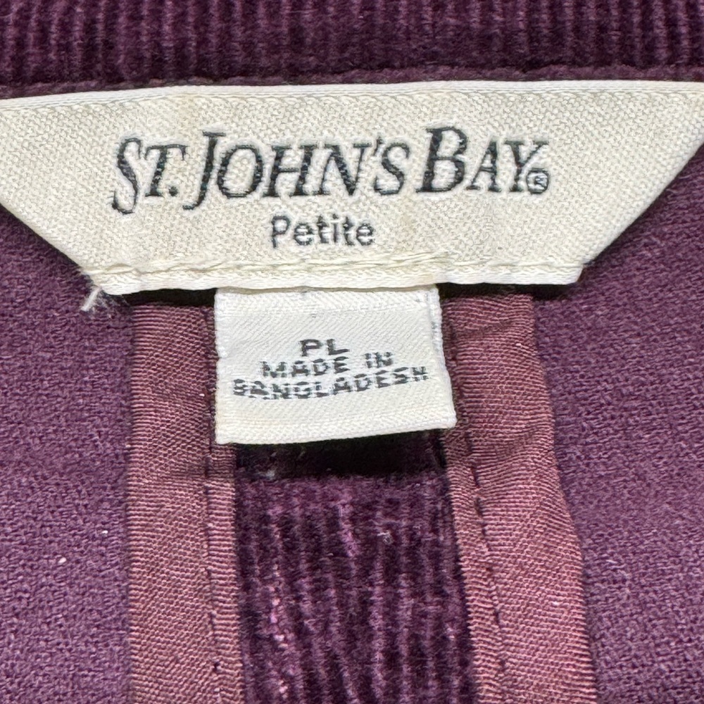 St. John’s Bay Corduroy Women’s Jacket - Size PL - Picture 6 of 6